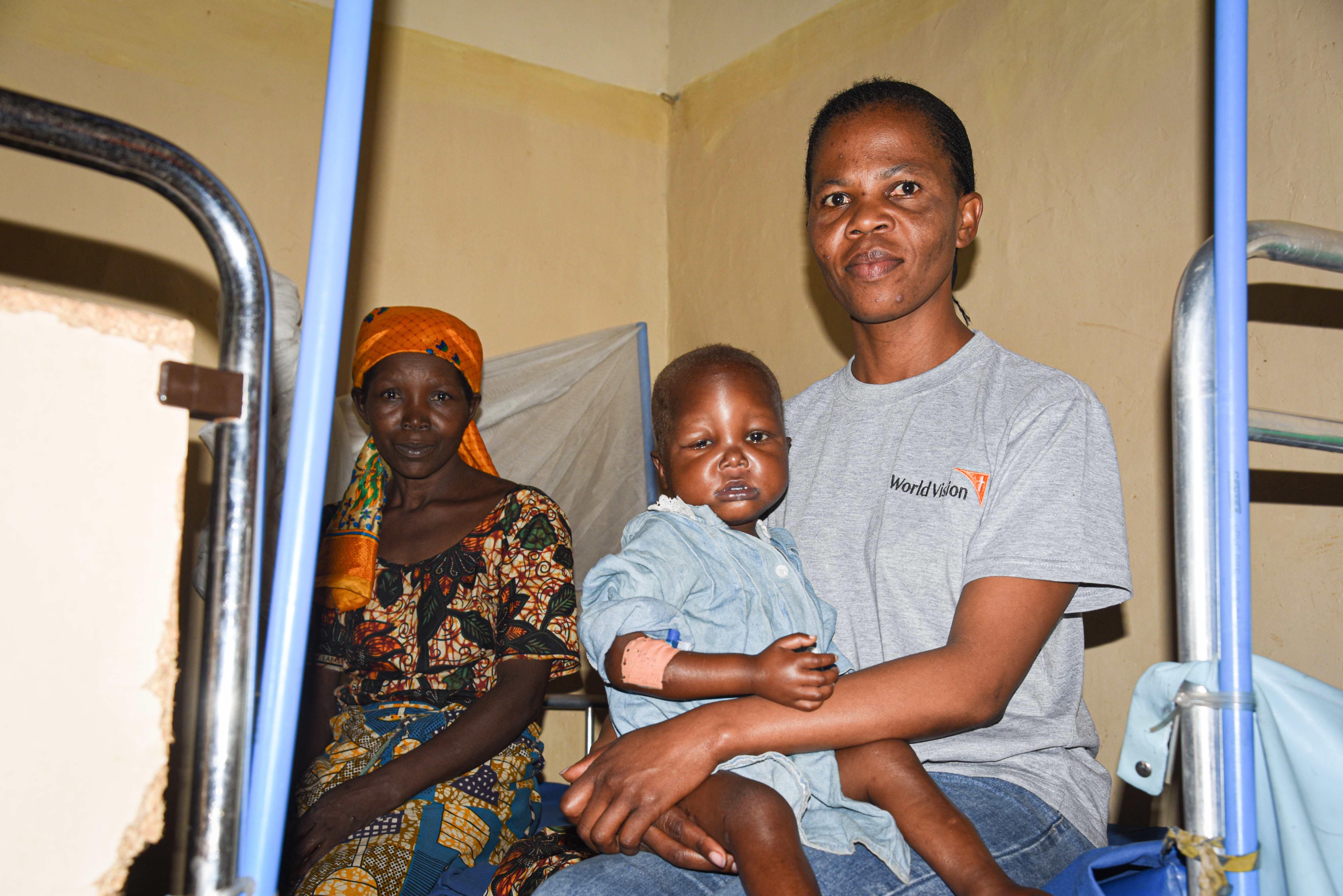 two-year-old child suffering from malnutrition